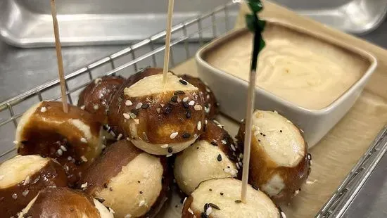 Pretzel Bites and Queso