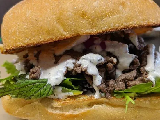 Chilled Steak Sandwich.