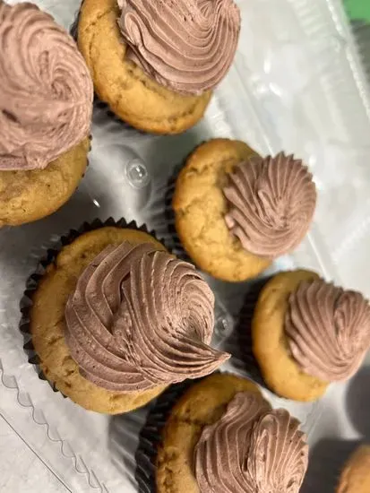 Cocoa Vanilla Cupcake (V, GF, soyfree)