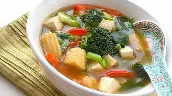 18. Vegetable Bean Curd Soup