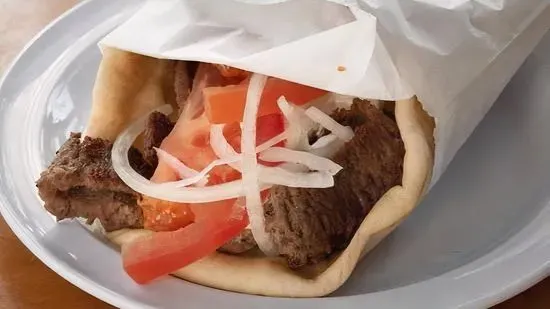 Lamb-Beef Gyro Sandwich