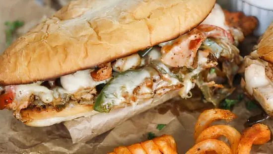 Salmon & Shrimp Philly