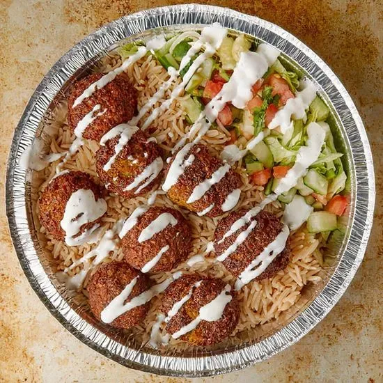 Falafal Over Rice