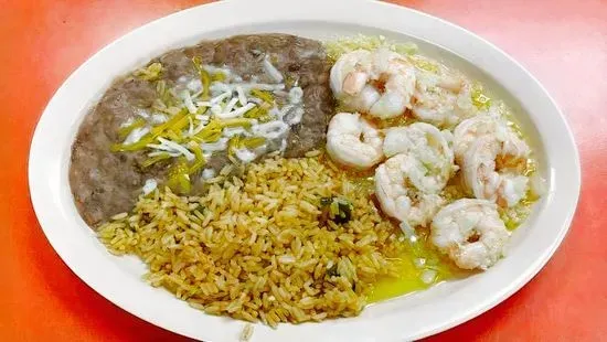 Camarones Al Mojo De  Ajo