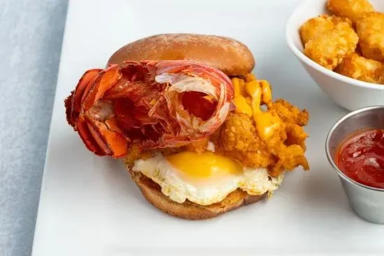 Crispy Lobster, Egg, & Cheese