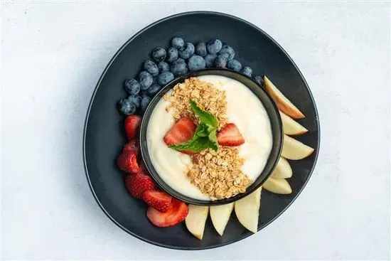 Seasonal Fruit, Yogurt, & Granola Bowl