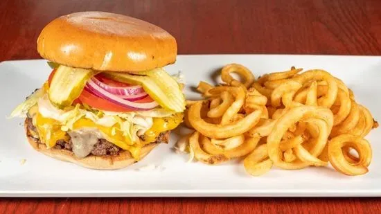 Triple Play Cheese Burger