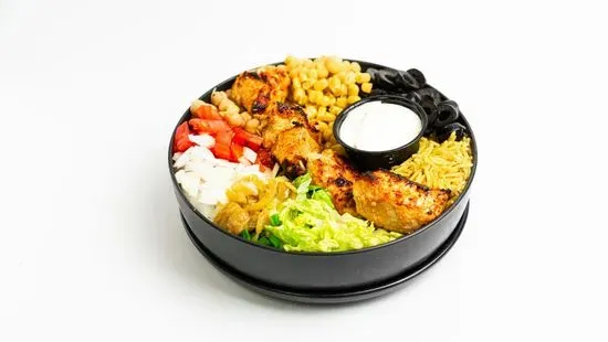 Chicken Kabob Rice Bowl