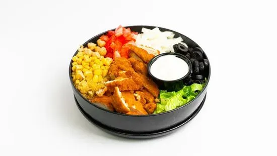 Fried Chicken "Zinger" Salad Bowl