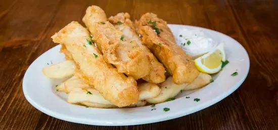 Beer Battered Fish & Chips