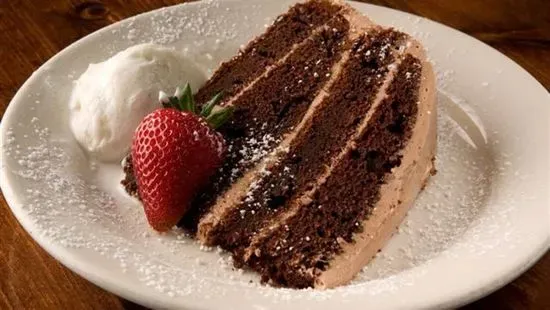 Chocolate Cake with Ice cream