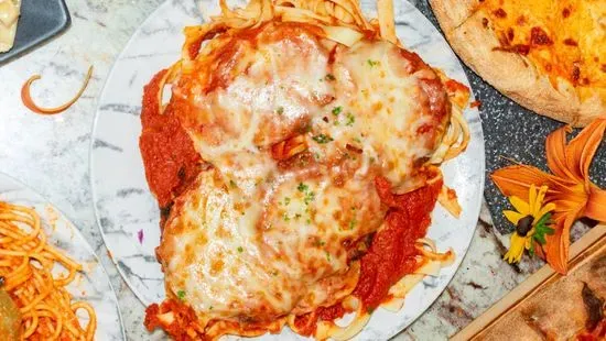 Large Eggplant Parmesan