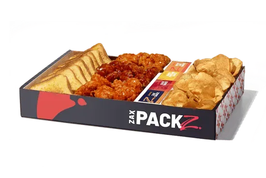 Boneless Wings Zax Packz with Tater Chips