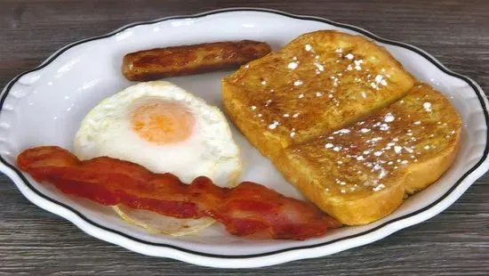 French Toast and Eggs