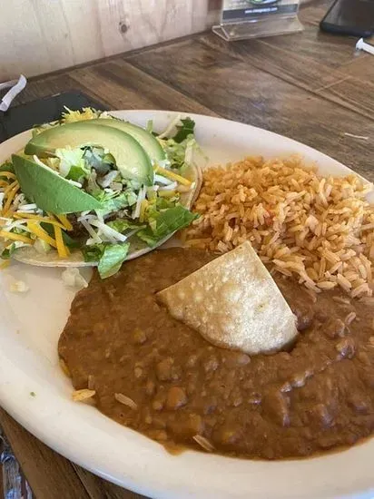 5. Soft Taco Combo Plate