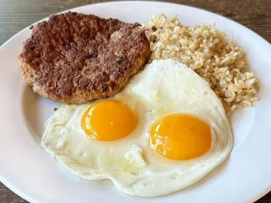 Eggs Any Style w/Turkey Patty