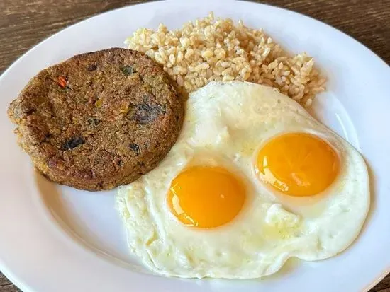 Eggs Any Style w/Veggie Patty