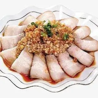 White Meat With Garlic Puree