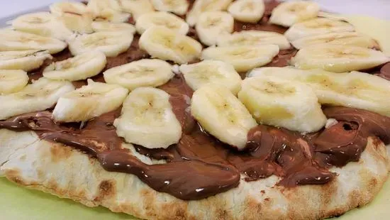 Nutella pizza with Banana