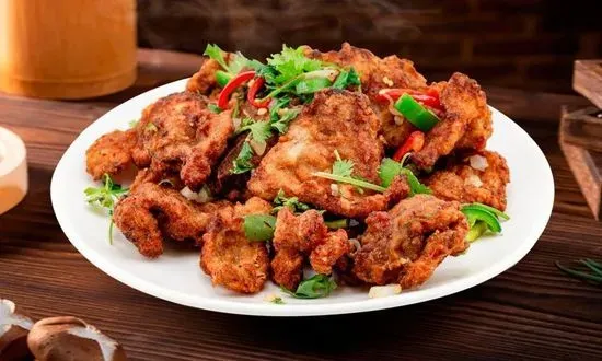 Crispy Fried Pork Chops w.Spicy Salt-椒盐排骨