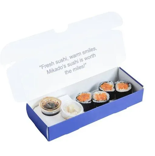 Spicy Salmon With Crunch Maki 8 Piece