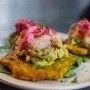 Shrimp and Avocado Tostones