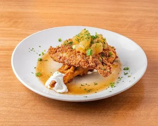 Fried Chicken & Latke Waffle