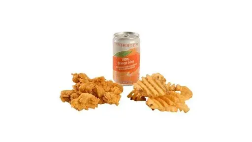 6 Pc Chicken Bites + Fries + Drink