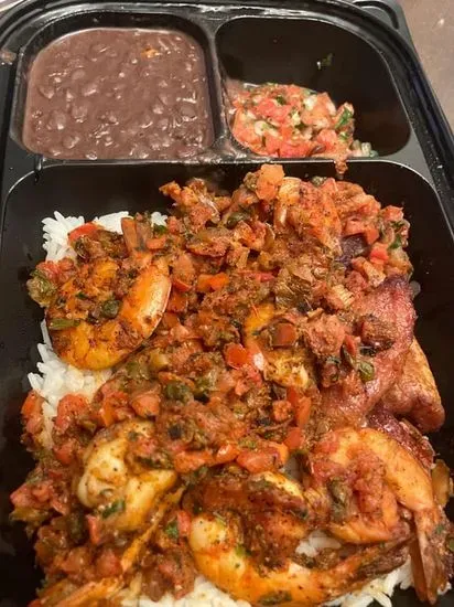 Sautéed Shrimp Platter