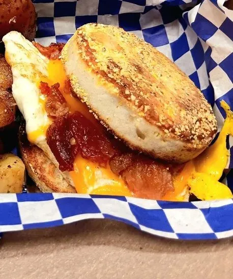 English Muffin Breakfast Sandwich