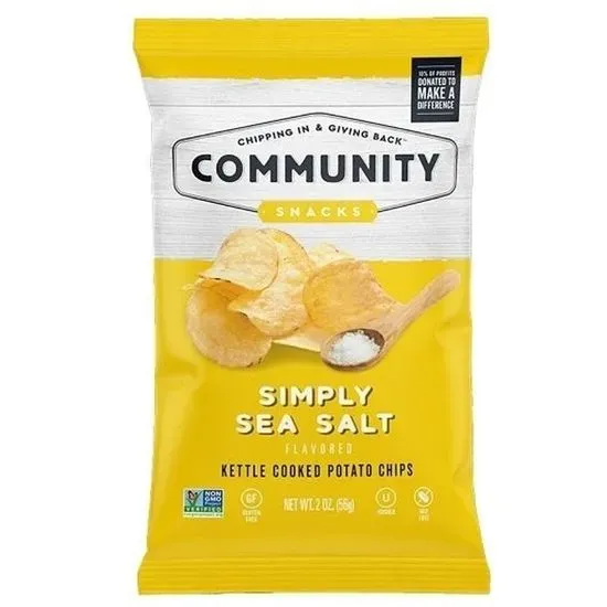 Community Snacks Sea Salt Kettle Chips
