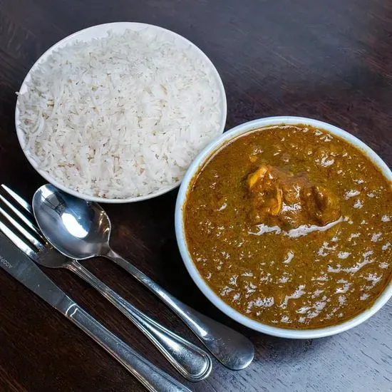 Mutton Masala - Served with Basmati Rice