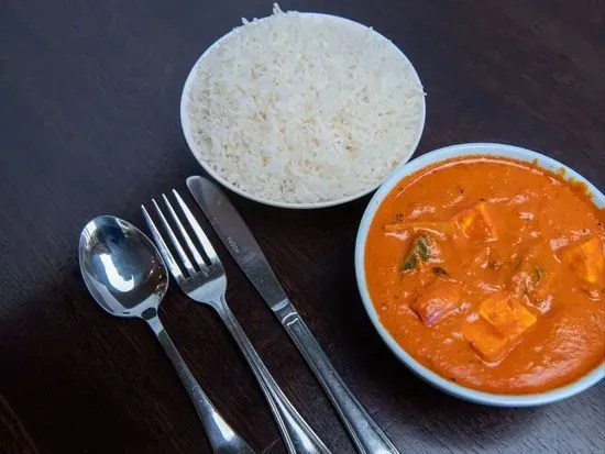 Paneer Tikka Masala (Chefs Specialty) - Served with Basmati Rice