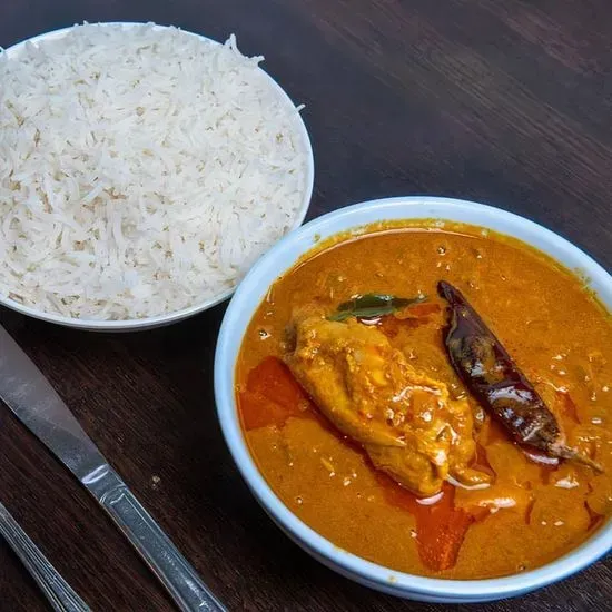 Andhra Chicken Curry - Served with Basmati Rice