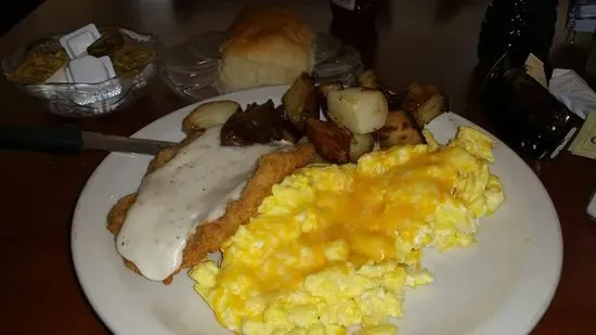 Country Fried Steak and Eggs