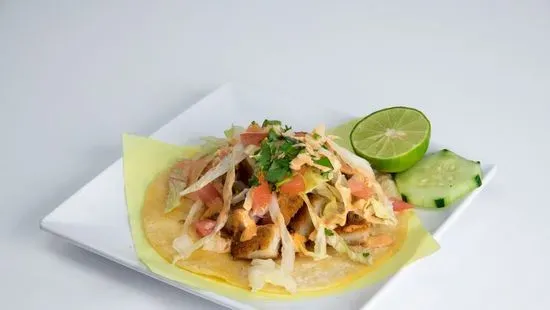 taco de camaron empanizado