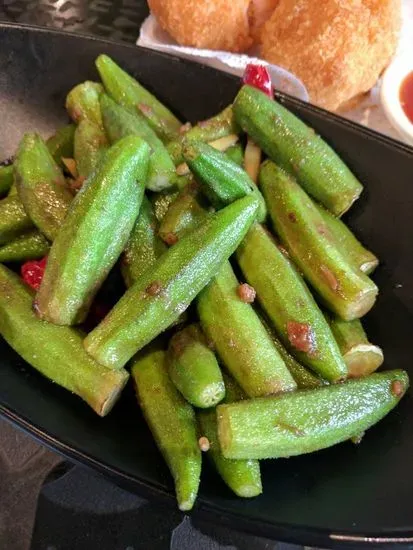 Stir-Fry Malay Okra 馬拉盞炒秋葵