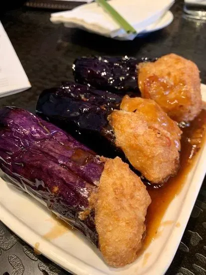 Stuffed Eggplant 煎釀茄子 (3)