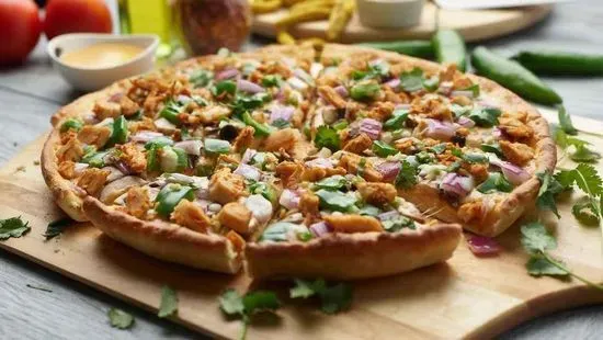 GF Plant-Based Tikka Masala Chicken Pizzatwist