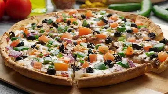 GF Bombay BBQ Veggie/Paneer Pizza