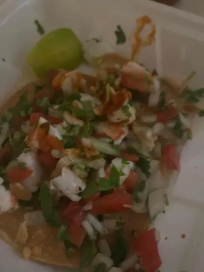 Tostadas De Ceviche Mixto