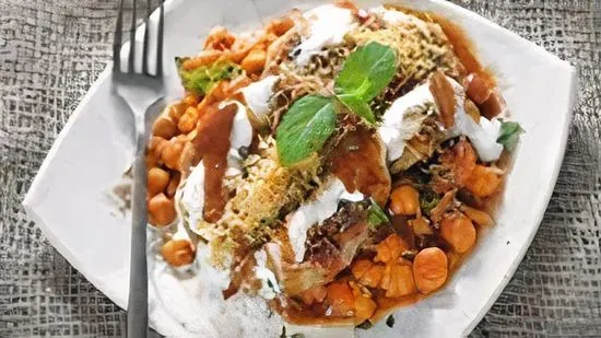 Aloo Tikki Chana Chat