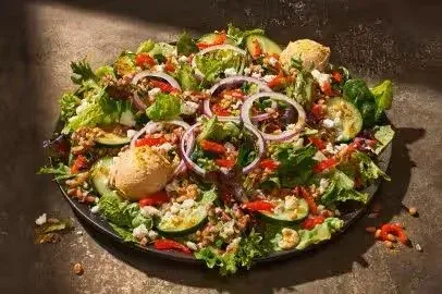 Mediterranean Greens With Grains