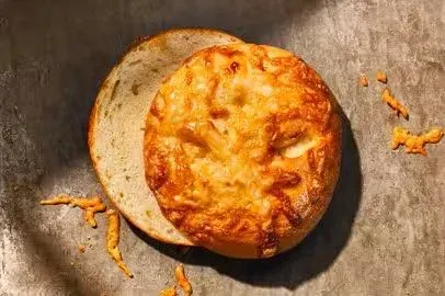 Asiago Bagel