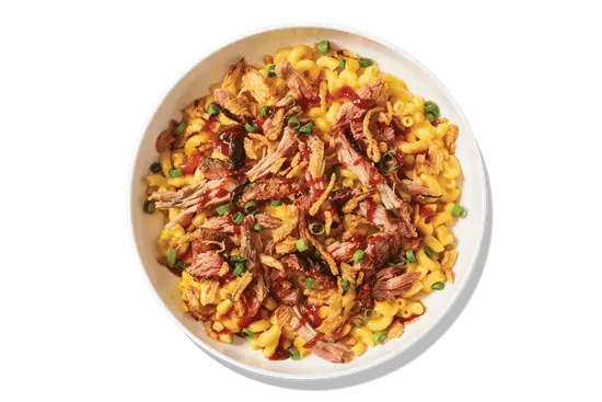 Pulled Pork BBQ Mac & Cheese