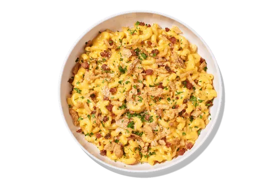 Garlic Bacon Crunch Mac & Cheese