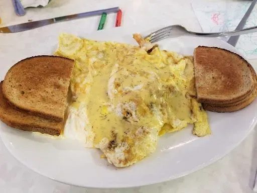 One Egg, Hashbrowns, And Toast