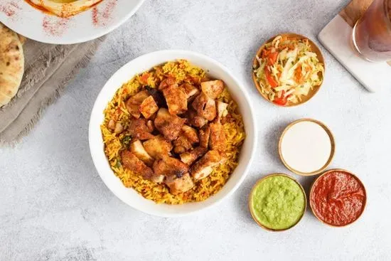 Rice Bowl w/ Chicken Skewer