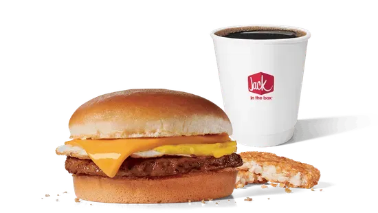 Sausage Breakfast Jack® Combo