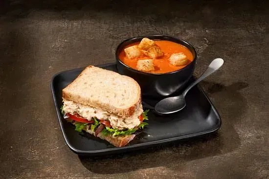 Tuna Salad Sandwich & Creamy Tomato Soup